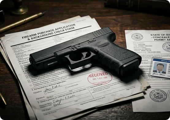 Firearm Purchase Application and Background Check Documents Firearm Purchase Application and Background Check Documents